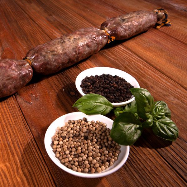 Chorizo de lomo en blanco