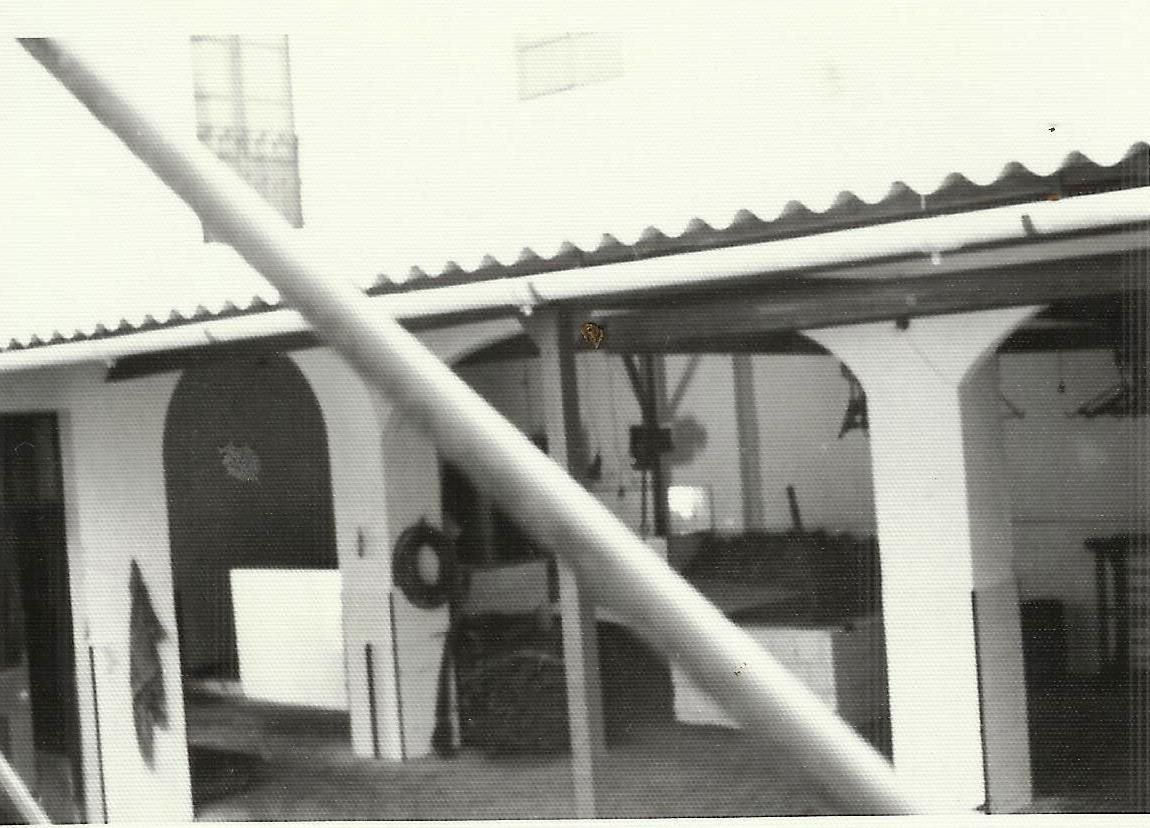 Patio de la fábrica en los años 50
