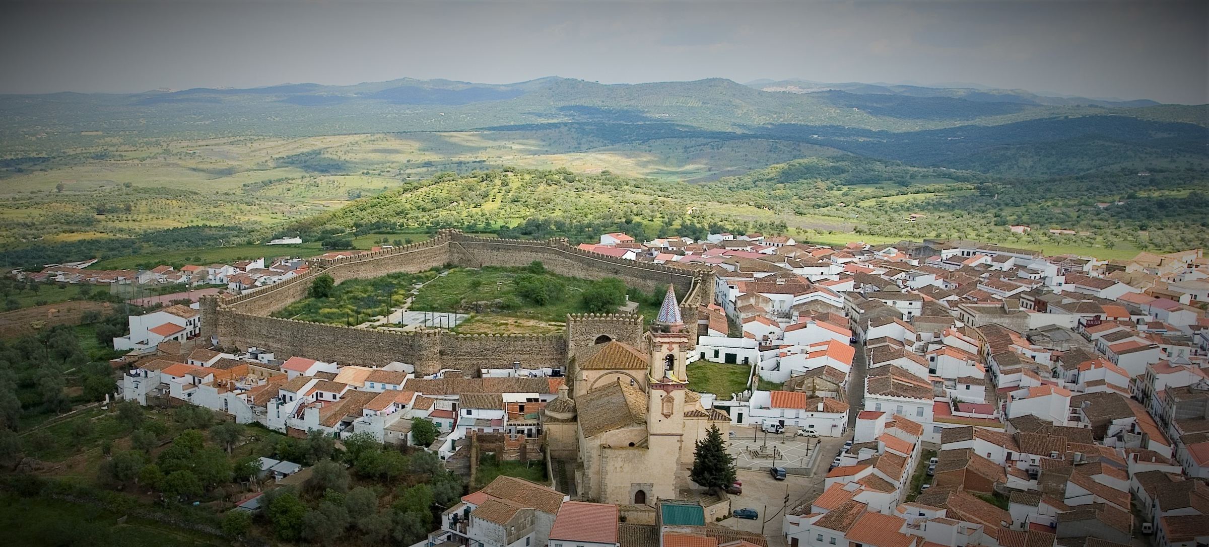 Vista aérea de Cumbres Mayores